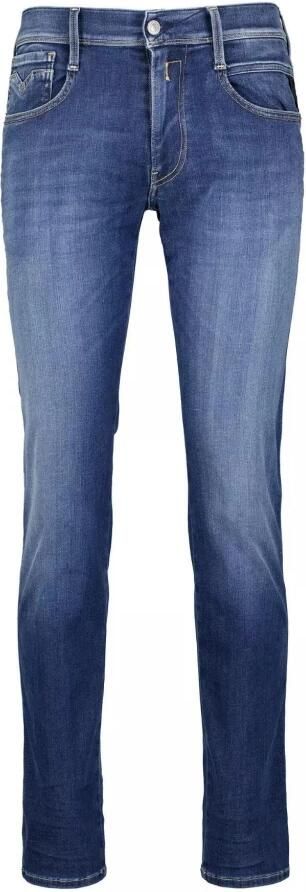 Replay Slim-Fit High-Waist Five-Pocket Jeans Blue Heren - Foto 5
