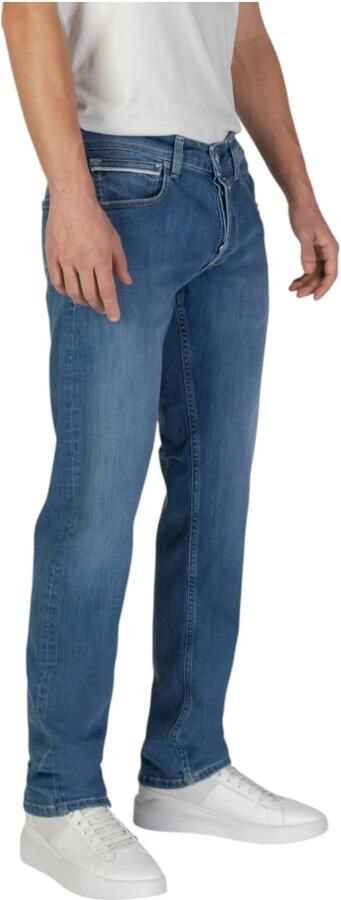 Replay Blauwe Katoenen Regular Loose Jeans Collectie Blue Heren - Foto 2