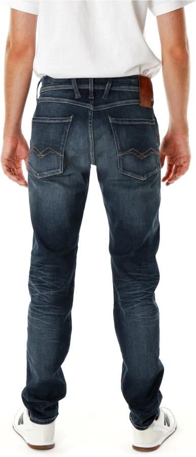 Replay Slim Fit Mid Waist Jeans Blue Heren - Foto 8