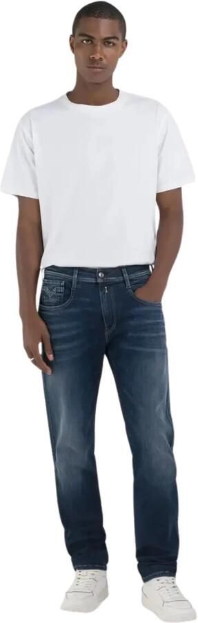 Replay Slim Fit Mid Waist Jeans Blue Heren - Foto 12
