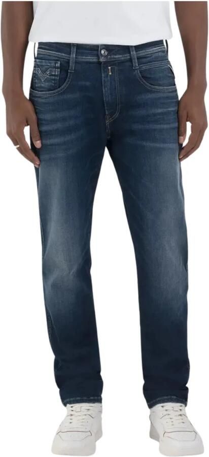 Replay Slim Fit Mid Waist Jeans Blue Heren - Foto 7