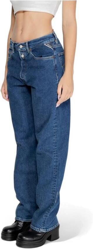 Replay Vintage Straight Denim Jeans Blue Dames - Foto 3