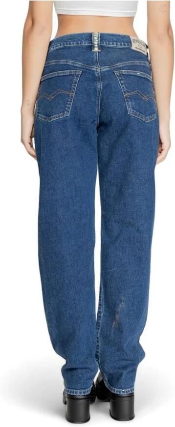Replay Vintage Straight Denim Jeans Blue Dames - Foto 2