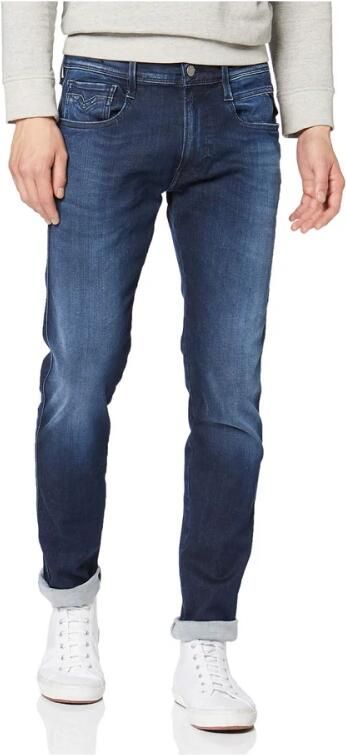 Replay Anbass Hyperflex jeans blauw M914 661 E05 007 Blauw Heren - Foto 20