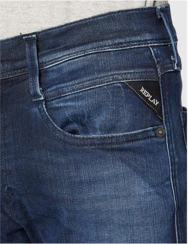 Replay Anbass Hyperflex jeans blauw M914 661 E05 007 Blauw Heren - Foto 11