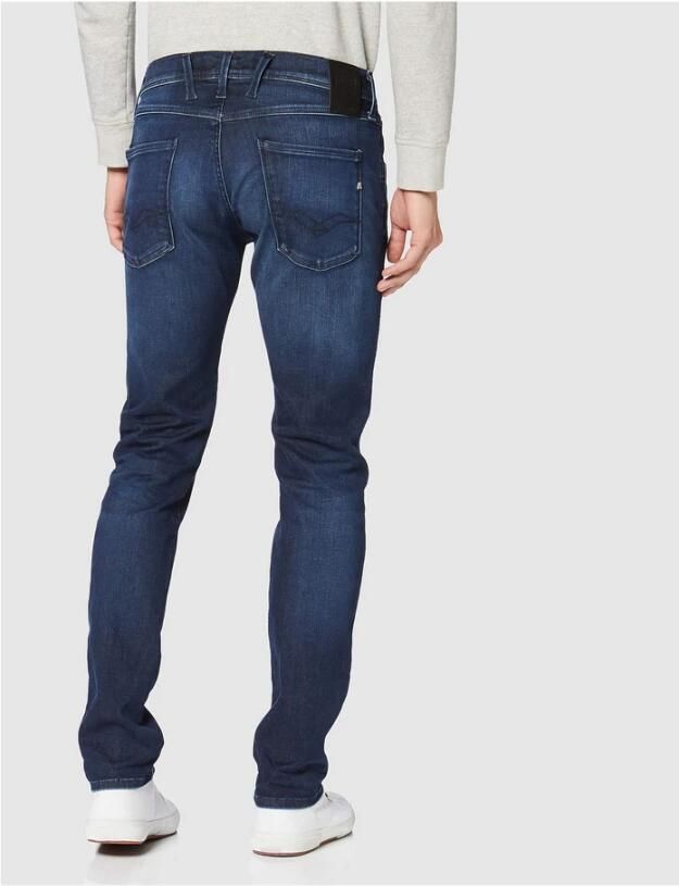Replay Anbass Hyperflex jeans blauw M914 661 E05 007 Blauw Heren - Foto 14