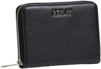 Replay Zwarte Polyester Portemonnee voor Vrouwen Black Dames - Foto 3