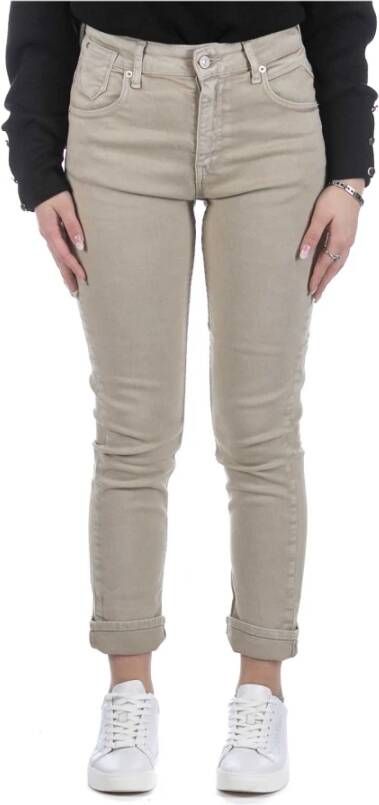 Replay Skinny Jeans Beige Dames