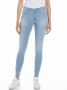 Replay Hoge Taille Skinny Denim Jeans Blue Dames - Thumbnail 1