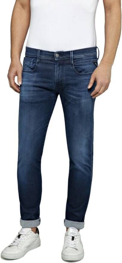 Replay Revolutionaire Hyperflex Anbass Slim Fit Jeans Blue Heren - Foto 7