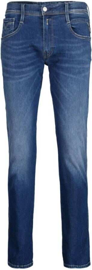Replay Slim fit jeans Blauw Heren