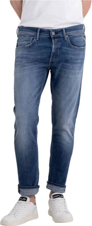 Replay Moderne Slim-fit Jeans Blue Heren