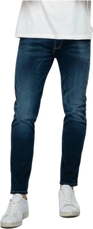 Replay Slim-fit jeans Blauw Heren