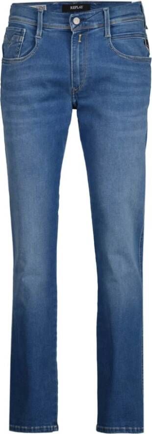 Replay Slim-Fit Jeans voor Heren Stijlvol en Comfortabel Blue Heren