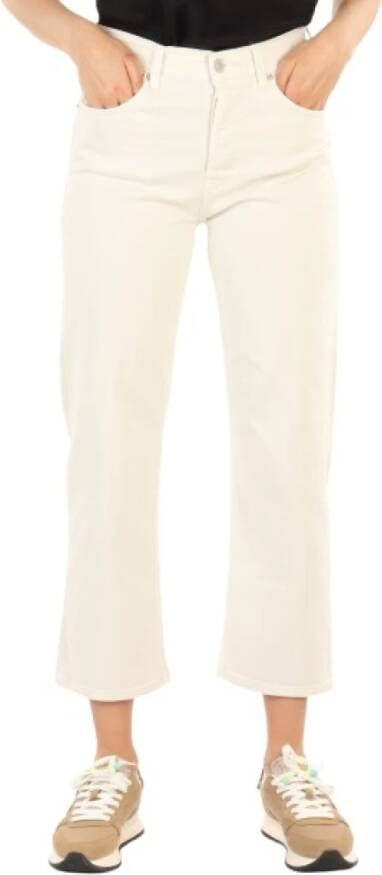 Replay Straight Jeans Beige Dames