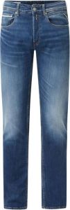 Replay Straight fit jeans met stretch model 'Grover'