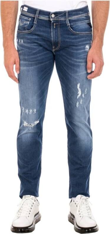 REPLAY slim fit jeans Anbass Hyperflex 007 dark blue