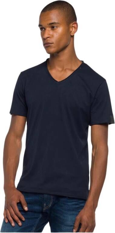 Replay T-shirts Blauw Heren