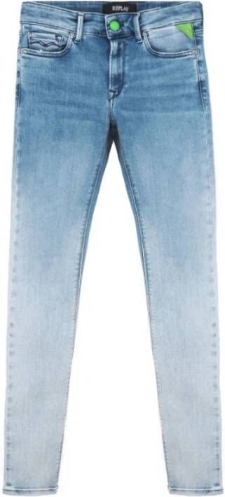 Replay Trousers Blauw Dames