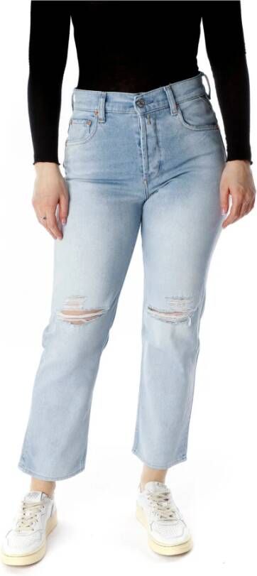 Replay Trousers Blauw Dames