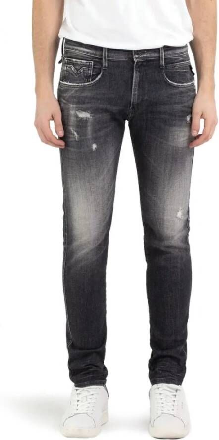 Replay Straight leg jeans in used-look model 'ANBASS'
