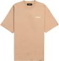 Represent Owners Club T-shirt Beige Oversized Fit Brown Heren - Thumbnail 3
