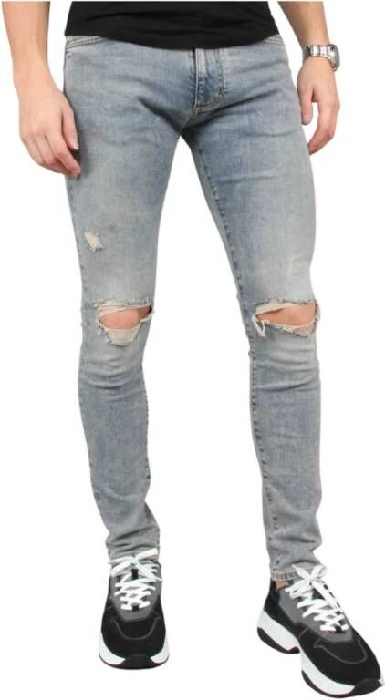 Represent Slim-fit Jeans van Denim Gray Heren