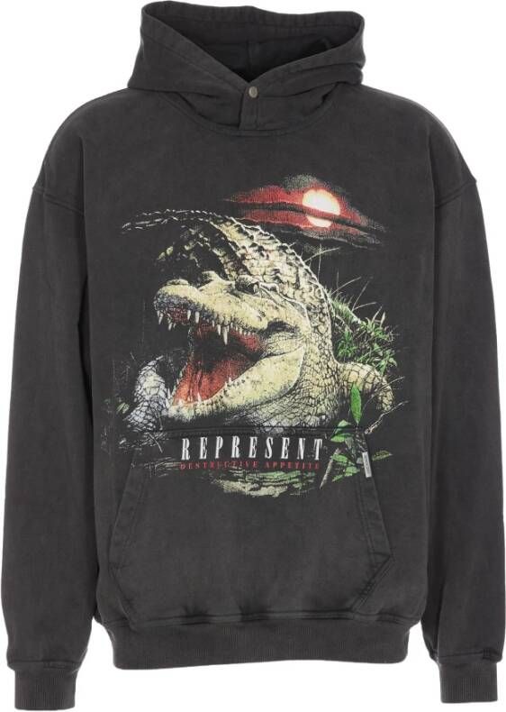Represent Hoodies Grijs Heren