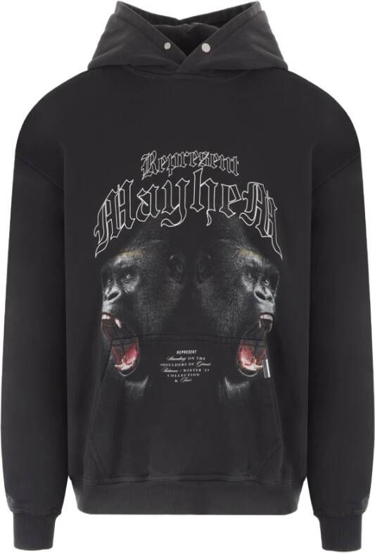 Represent Hoodies Zwart Heren