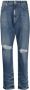 Represent Vintage Distressed Straight Leg Denim Jeans Blue Heren - Thumbnail 1