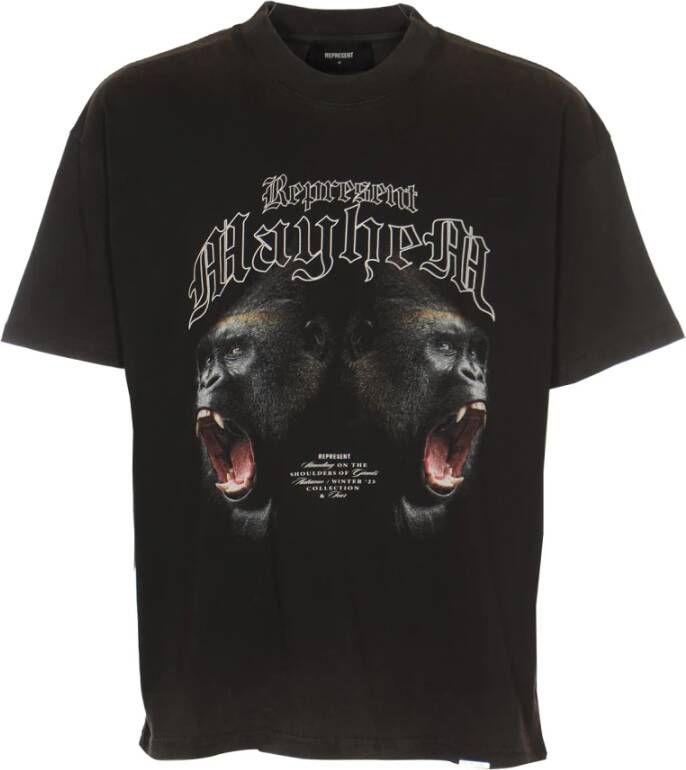 Represent Mayhem T-Shirt Collectie Zwart Heren