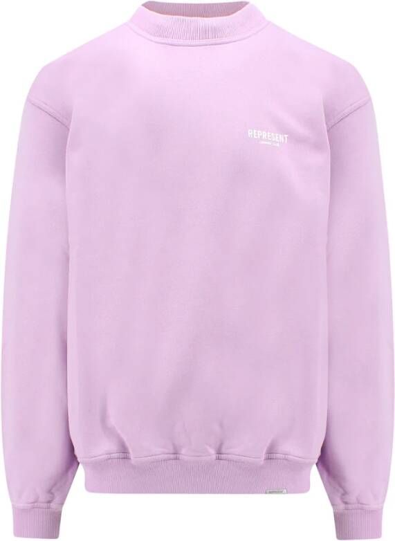 Represent Men Clothing Sweatshirts Purple Ss23 Roze Heren