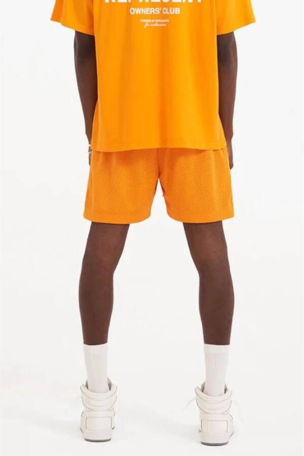 Represent Owners Club Mesh Shorts Oranje Heren