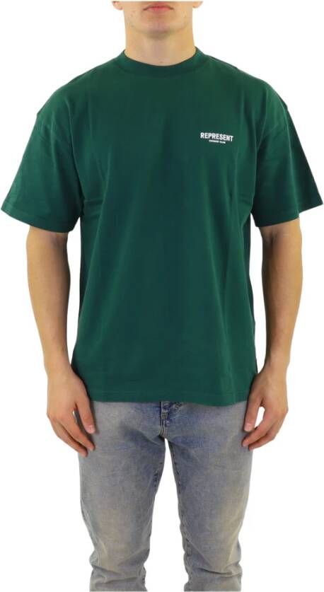 Represent Klassieke Logo T-shirt Green Heren