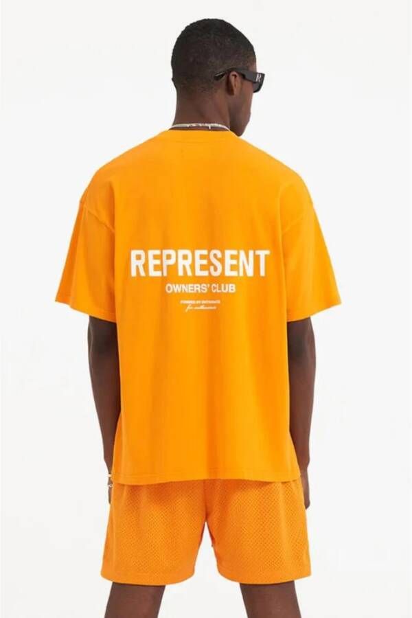 Represent Owners Club T-shirt Oranje Heren