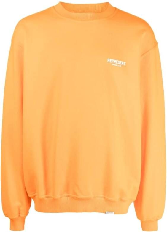 Represent Sweatshirt Oranje Heren