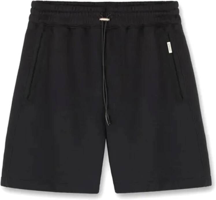 Represent Zwarte shorts met elastische tailleband Black Heren