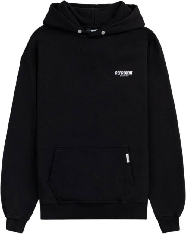 Represent knitwear Owners Club hoodie Ocm407 01 Black Heren
