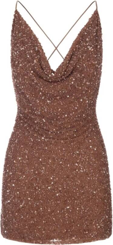 Retrofête Short Dresses Bruin Dames