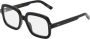 Retrosuperfuture glasses Numero 65 6BV size 51mm Black - Thumbnail 1
