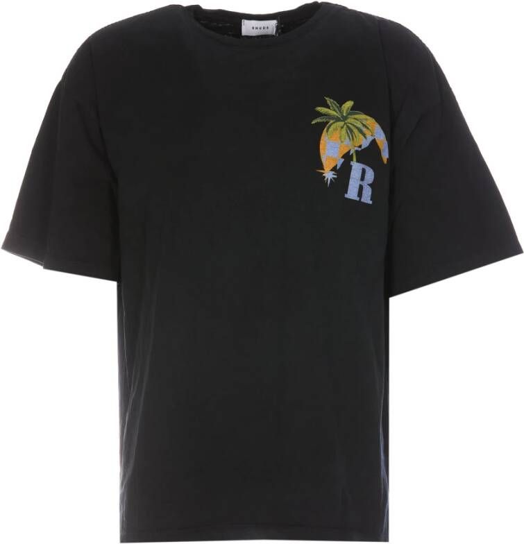 Rhude T-shirt Zwart Heren