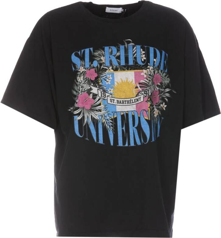 Rhude T-shirt Zwart Heren
