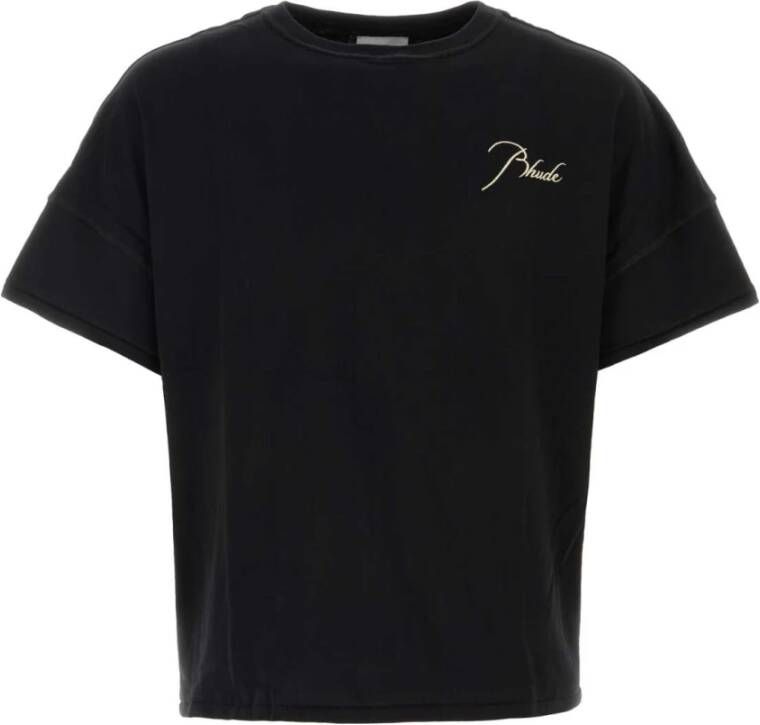 Rhude T-Shirts Zwart Heren