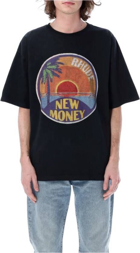Rhude T-Shirts Zwart Heren