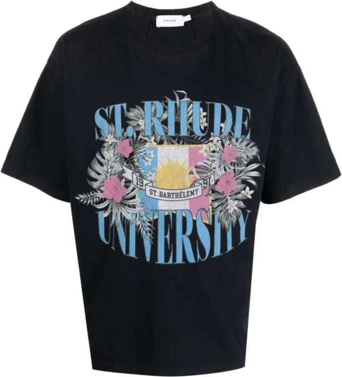 Rhude T-Shirts Zwart Heren