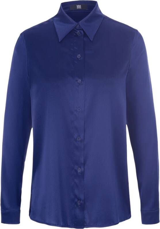RIANI Zijden blouse met stijlvol ontwerp Blue Dames