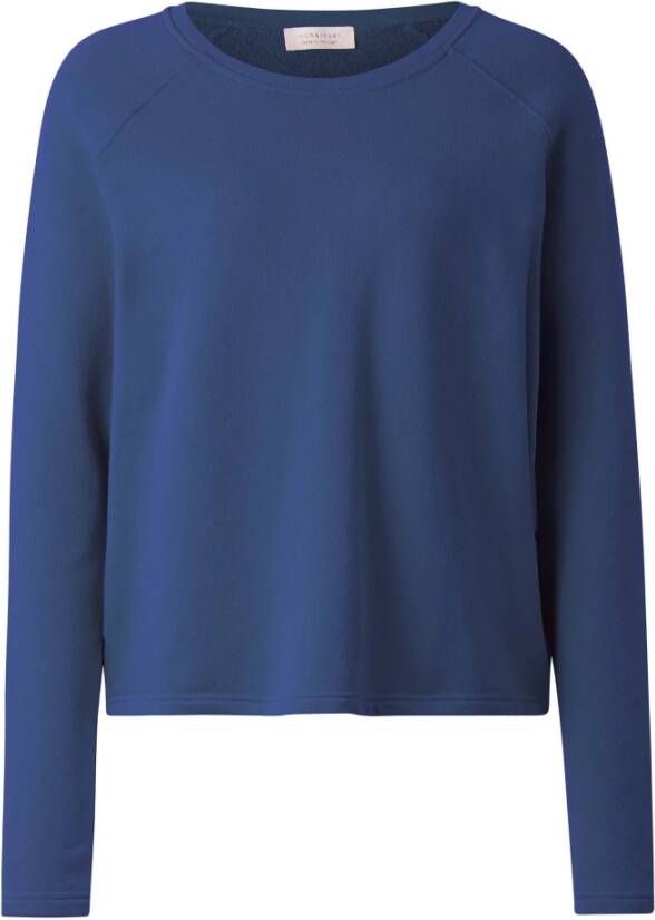 Rich & Royal Biologische Sweatshirt Milieuvriendelijk en Stijlvol Blauw Dames