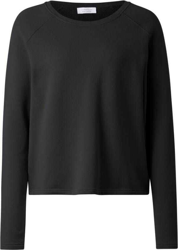 Rich & Royal Biologische Sweatshirt Milieuvriendelijk en Stijlvol Zwart Dames