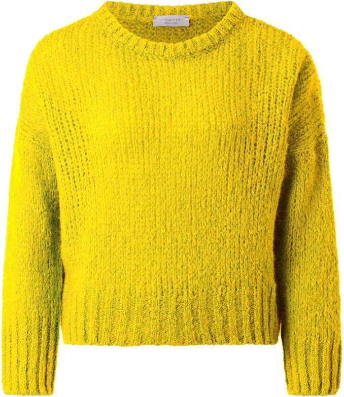 Rich & Royal Crew-neck Stijlvolle Top Yellow Dames