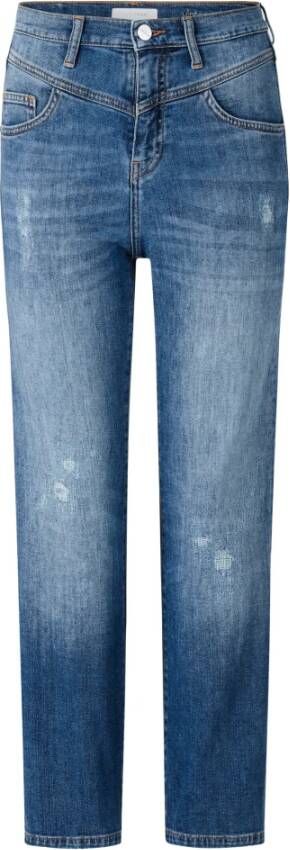 Rich & Royal Cropped Jeans Blauw Dames